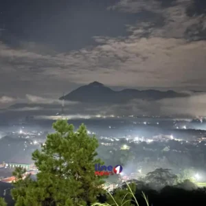 Penampakan Gunung Burni Telong usai rentetan gempa