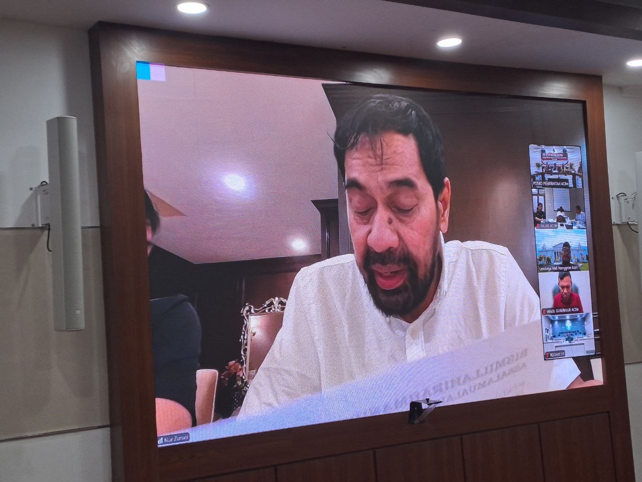 Gubernur Aceh Muzakir Manaf alias Mualem