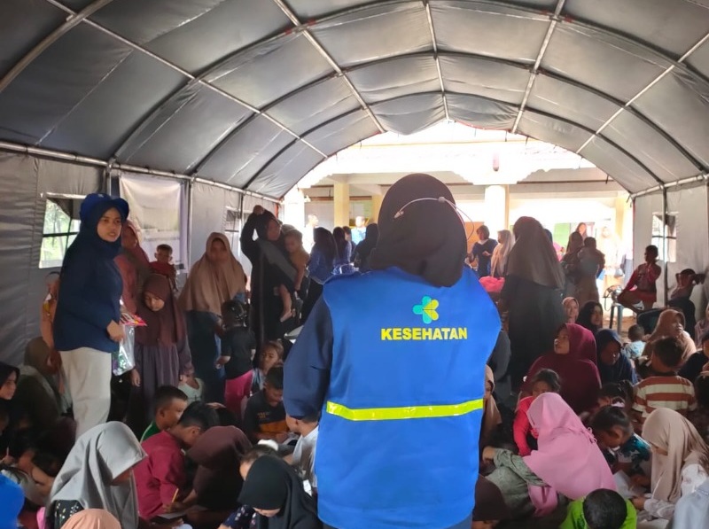 Tim Kesehatan penanganan penyintas banjir Aceh Utara