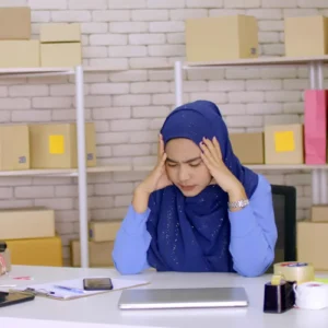 Ilustrasi susah fokus saat puasa