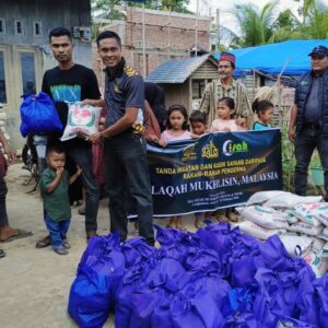 Cisah salur bantuan untuk korban banjir