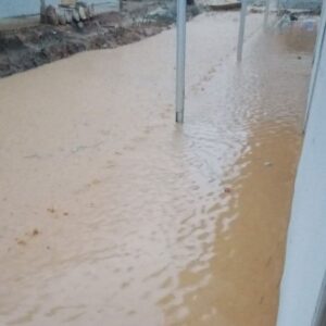 Huntara Dusun Rigeb terendam