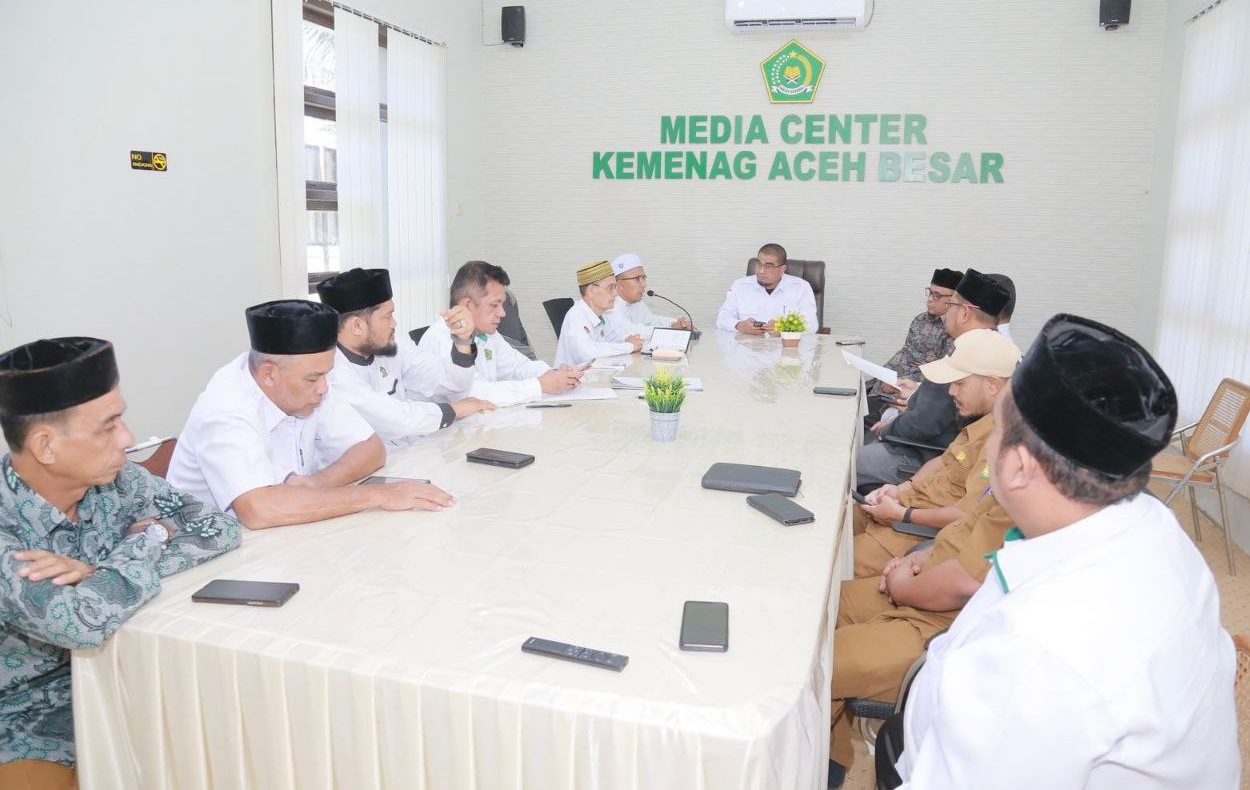 Kemenag Aceh Besar rapat zakat fitrah