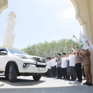 Kickoff program Masjid Ramah Pemudik di Blang Malu