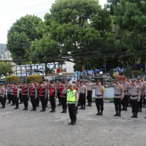 Polres Aceh Tengah apel Operasi Ketupat Seulawah