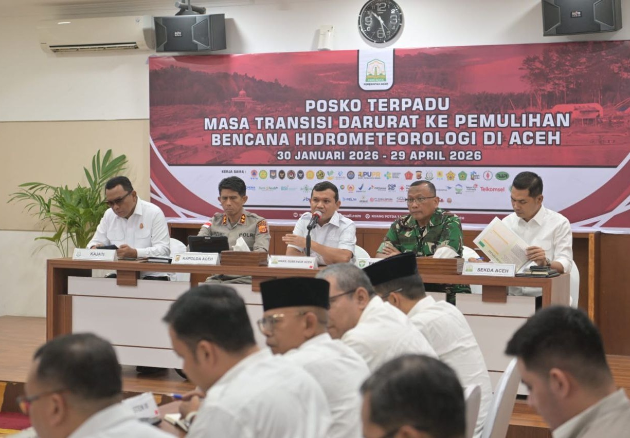 Wagub Fadhlullah rakor pengendalian inflasi Aceh