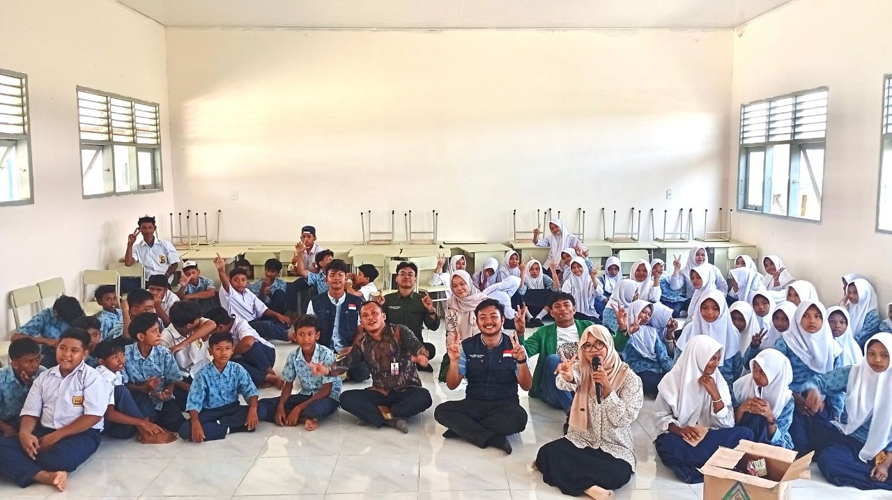BEM Unimal trauma healing siswa SMPN 17 Lhokseumawe Ujong Pacu
