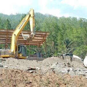 Beco pekerjaan tanggap darurat Jalan Sp Uning