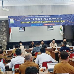 DPRA gelar RDP terkait Pergub No 2 Tahun 2026 JKA