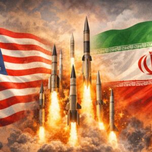 Ilustrasi AS vs Iran