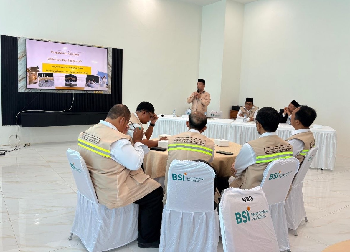 Irwil Kemenhaj pembekalan petugas haji di Banda Aceh