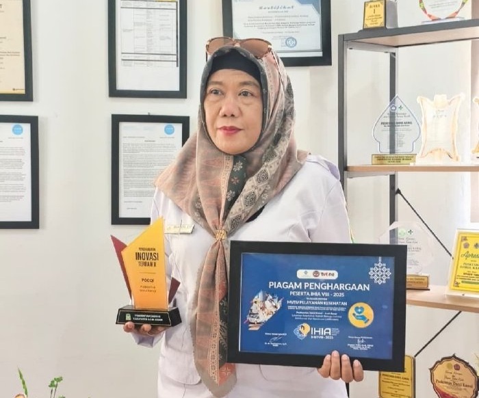 Kepala Puskesmas Darul Kamal Maya Sopa