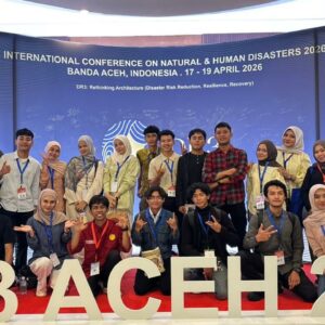 Delegasi Arsitektur Unimal di International Conference on Natural & Human Disasters DR3 Aceh 2026