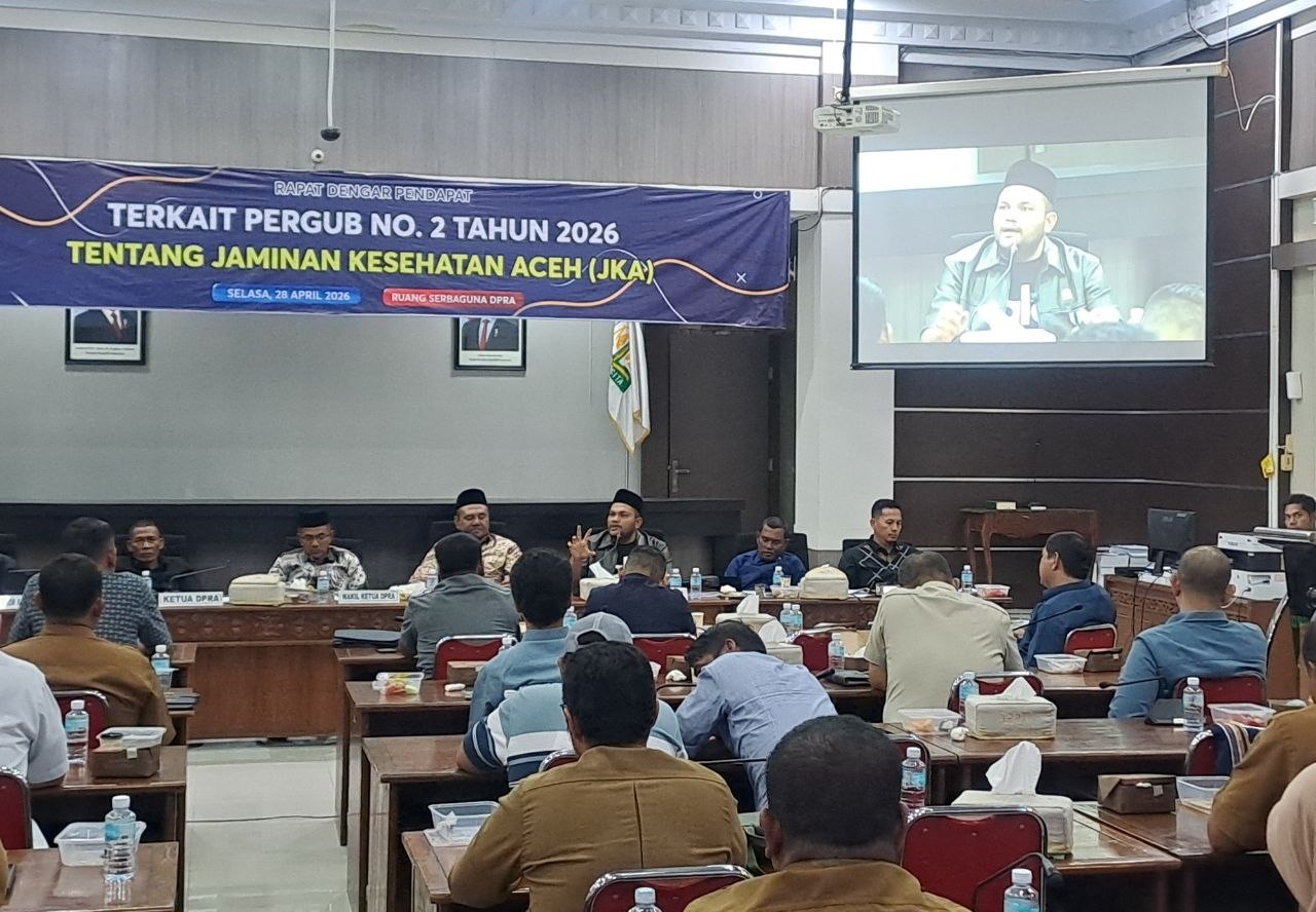 RDP DPRA bersama Pemerintah Aceh terkait Pergub JKA