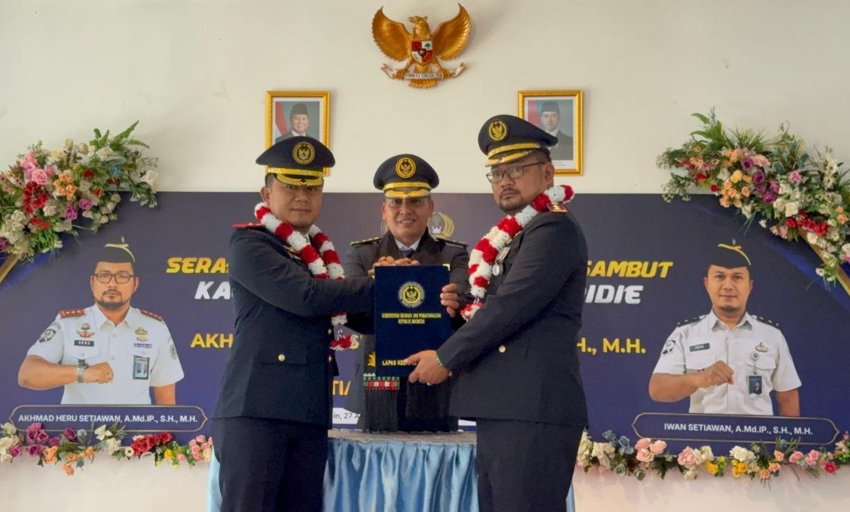 Sertijab Kalapas Kelas IIB Blangpidie