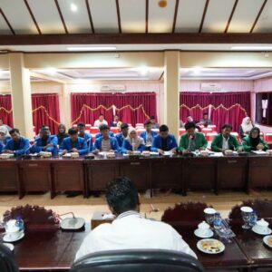 RDP Mahasiswa UIN Suna dan Unimal dengan DPRK Lhokseumawe