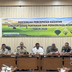 Rakor Percepatan Kegiatan Distanbun Aceh